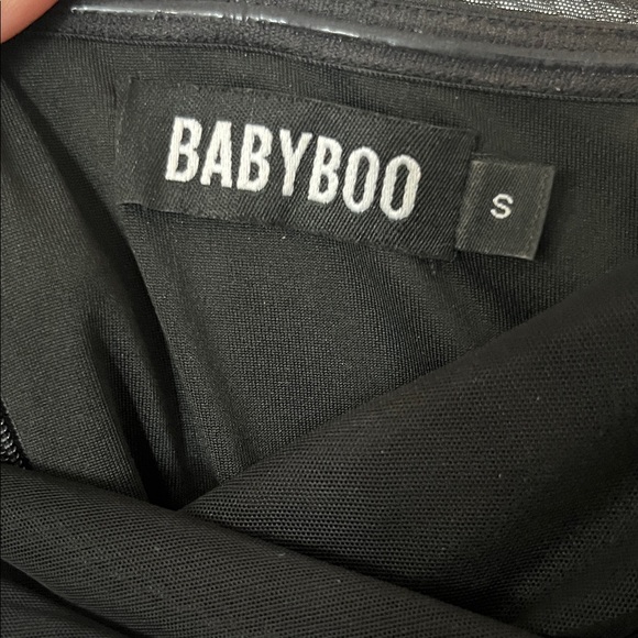 Chic Black Strapless Maxi Dress - Picture 3 of 3